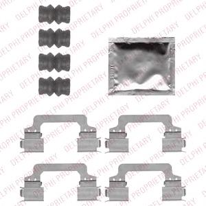 1987474806 Bosch kit de molas de fixação de sapatas de disco dianteiras