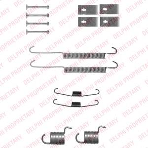 LY1337 Delphi kit de montagem das sapatas traseiras de tambor