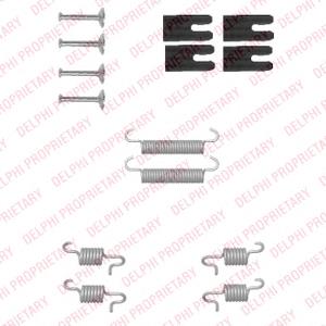 LY1338 Delphi kit de montagem das sapatas traseiras de tambor