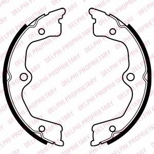 Колодки ручника LS2033 Delphi