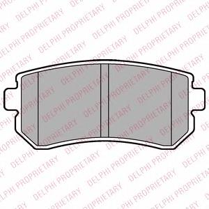 Колодки дисковые  Delphi LP2303 цена, от 25.15 USD