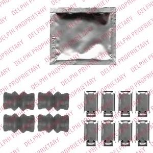 Kit de reparação das sapatas do freio LX0535 Delphi