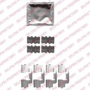 Kit de reparação das sapatas do freio LX0536 Delphi