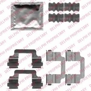 Kit de reparação das sapatas do freio LX0509 Delphi