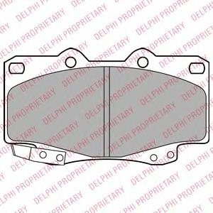 Тормозные колодки Delphi LP2242