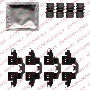 Kit de reparação das sapatas do freio LX0550 Delphi