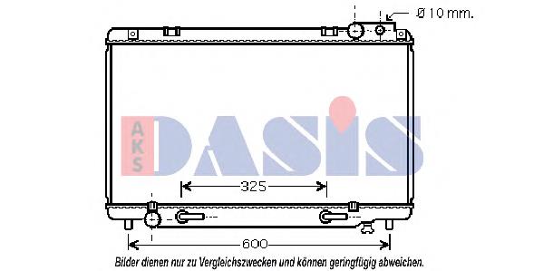 ADT39895 Blue Print radiador de esfriamento de motor