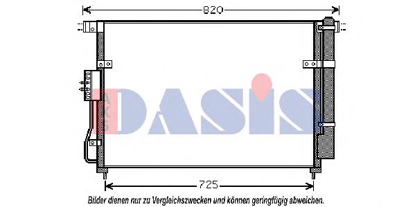 Radiador de aparelho de ar condicionado 940629 Nissens