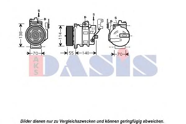 851646N Dasis compressor de aparelho de ar condicionado