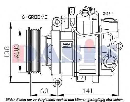 851692N Dasis compressor de aparelho de ar condicionado