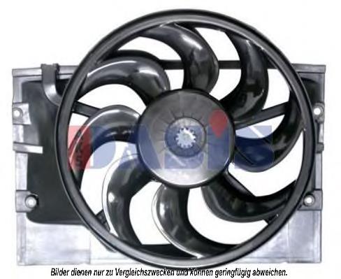 64548391317 BMW ventilador elétrico de esfriamento montado (motor + roda de aletas)