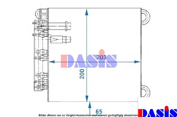 Испаритель кондиционера 27270G9803 Nissan