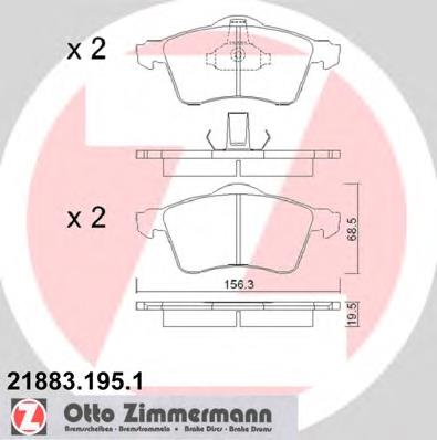 Колодки Zimmermann 218831951 цена, от 19.19 USD