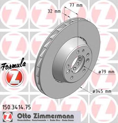 34112227300 BMW disco do freio dianteiro