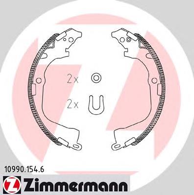 109901546 Zimmermann sapatas do freio traseiras de tambor