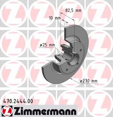 470244400 Zimmermann disco do freio traseiro