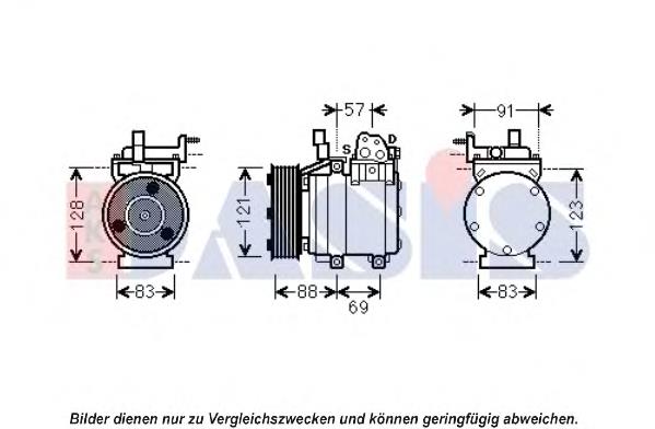 851949N Dasis compressor de aparelho de ar condicionado