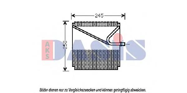 Испаритель кондиционера 820315N Dasis