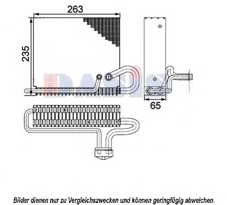 820327N Dasis vaporizador de aparelho de ar condicionado