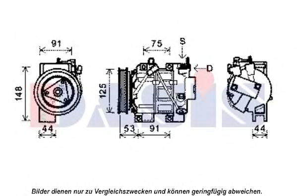 851921N Dasis compressor de aparelho de ar condicionado