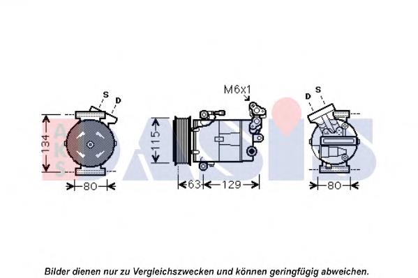 851920N Dasis compressor de aparelho de ar condicionado