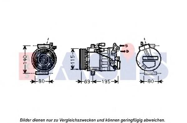 851922N Dasis compressor de aparelho de ar condicionado