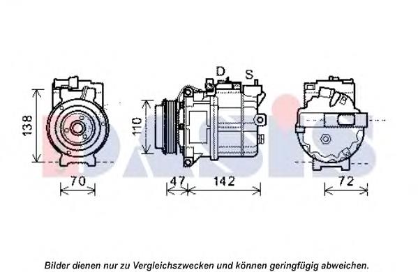 851904N Dasis compressor de aparelho de ar condicionado