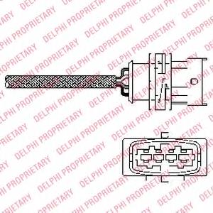 ES10798-12B1 Delphi sonda lambda, sensor de oxigênio depois de catalisador