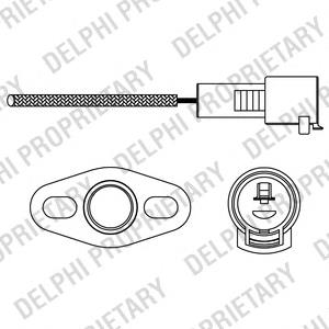 ES10226-12B1 Delphi sonda lambda, sensor de oxigênio até o catalisador