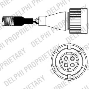 Sonda lambda, sensor de oxigênio ES1098412B1 Delphi