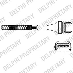 Sonda lambda, sensor de oxigênio até o catalisador ES1026212B1 Delphi