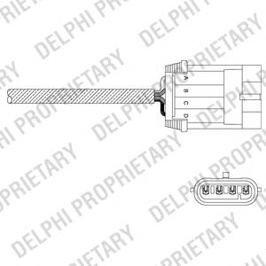 ES11055-12B1 Delphi sonda lambda, sensor de oxigênio até o catalisador