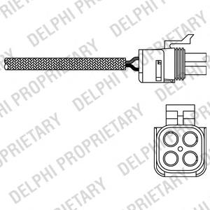 ES20273-12B1 Delphi sonda lambda, sensor de oxigênio