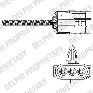 ES10995-12B1 Delphi sonda lambda, sensor de oxigênio