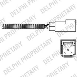 ES20252-12B1 Delphi sonda lambda, sensor de oxigênio até o catalisador