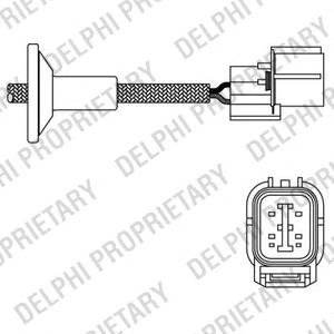 Sonda lambda, sensor de oxigênio até o catalisador ES2005812B1 Delphi