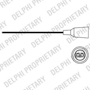 Sonda lambda, sensor de oxigênio até o catalisador ES1067412B1 Delphi