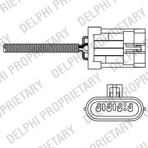 ES20300-12B1 Delphi sonda lambda, sensor de oxigênio