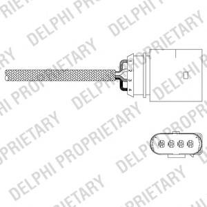 ES20338-12B1 Delphi sonda lambda, sensor de oxigênio até o catalisador