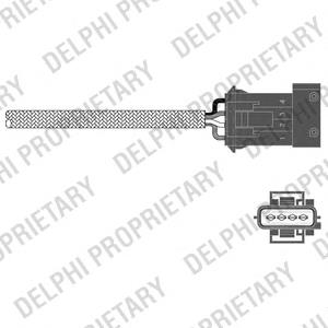 ES20337-12B1 Delphi sonda lambda, sensor de oxigênio até o catalisador