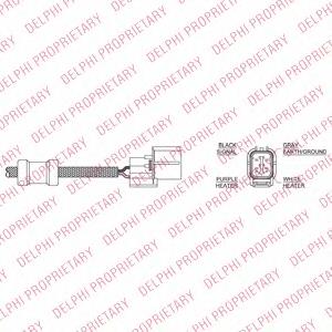 ES2032211B1 Delphi sonda lambda, sensor de oxigênio até o catalisador