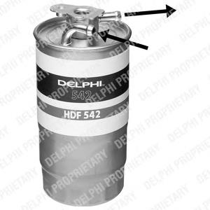 HDF542 Delphi filtro de combustível