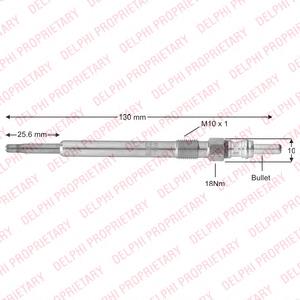 Свечи накала HDS408 Delphi