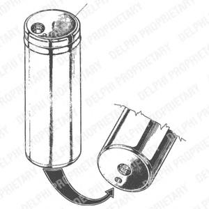 TSP0175055 Delphi tanque de recepção do secador de aparelho de ar condicionado