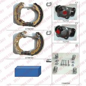 Купить S721048 Polcar Задние барабанные тормозные колодки