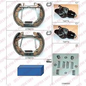 BBS1026K Borg&beck sapatas do freio traseiras de tambor