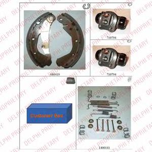 Тормоза рабочие задние ножные и тормозные барабаны Brembo H59026 цена, от 14.02 USD