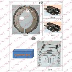 Тормоза рабочие задние ножные и тормозные барабаны Delphi 725 цена, от 130.11 USD