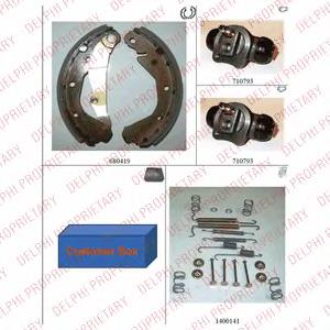 H59020 Brembo Барабанные тормозные колодки