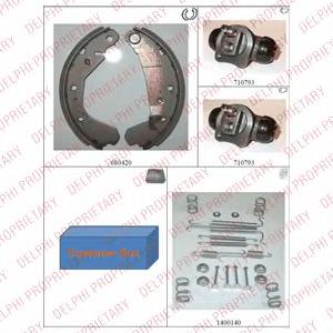 H59027 Brembo Барабанные тормозные колодки